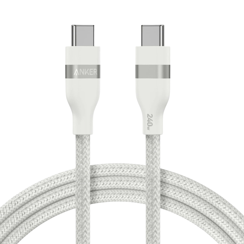 Anker 240W USB-C to USB-C Cable Upcycled & Braided with Ultra-Fast Charging - 3.3ft