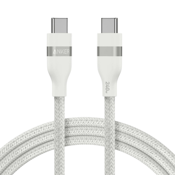 Anker 240W USB-C to USB-C Cable Upcycled & Braided with Ultra-Fast Charging - 3.3ft