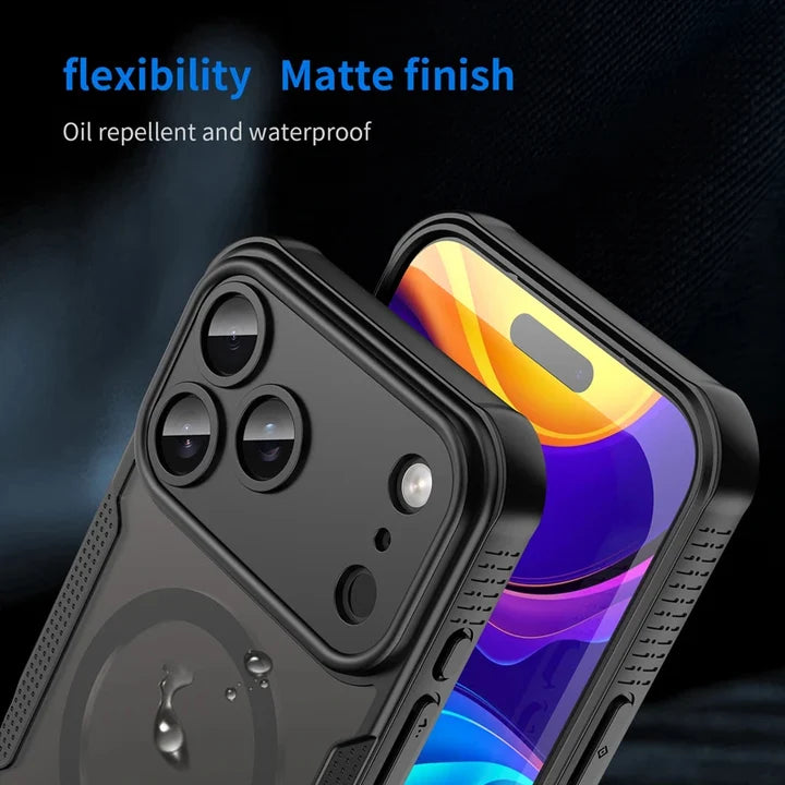 iPhone 17 Pro Max - Translucent ForgeCore Magnetic Armor Phone Case