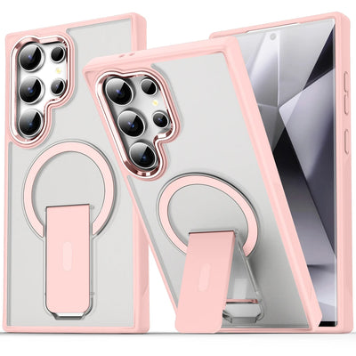 Galaxy S26 Ultra Premium Icy Frost Magsafe Case With Kick-Stand