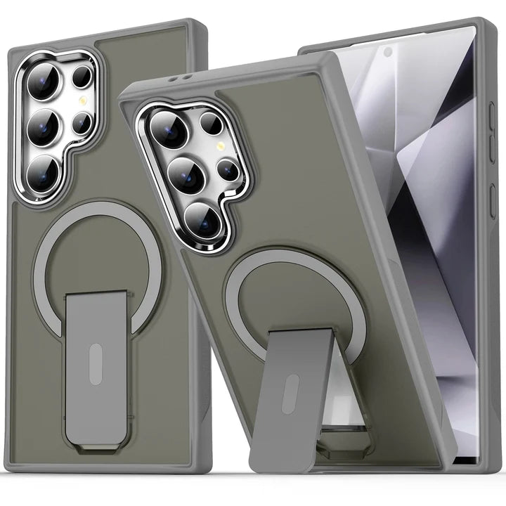 Galaxy S26 Ultra Premium Icy Frost Magsafe Case With Kick-Stand