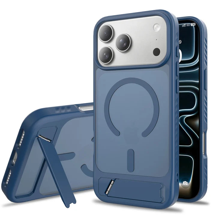 iPhone 17 Pro Max/ 18 Pro Max - Translucent TiltCore MagSafe Case with built-in 45° Kickstand
