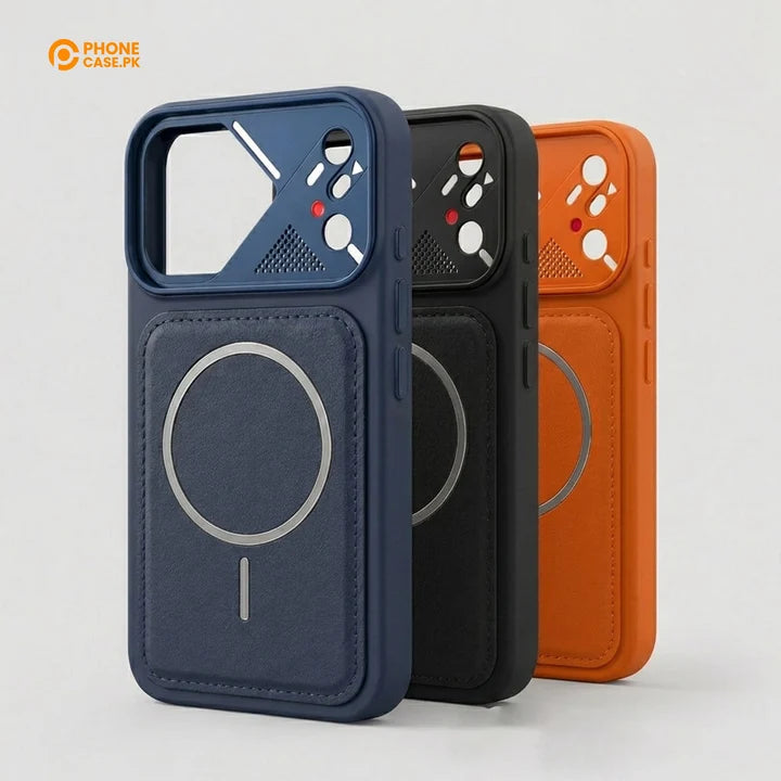 iPhone 17 Pro Max - AeroGrip Leather MagSafe Phone Case