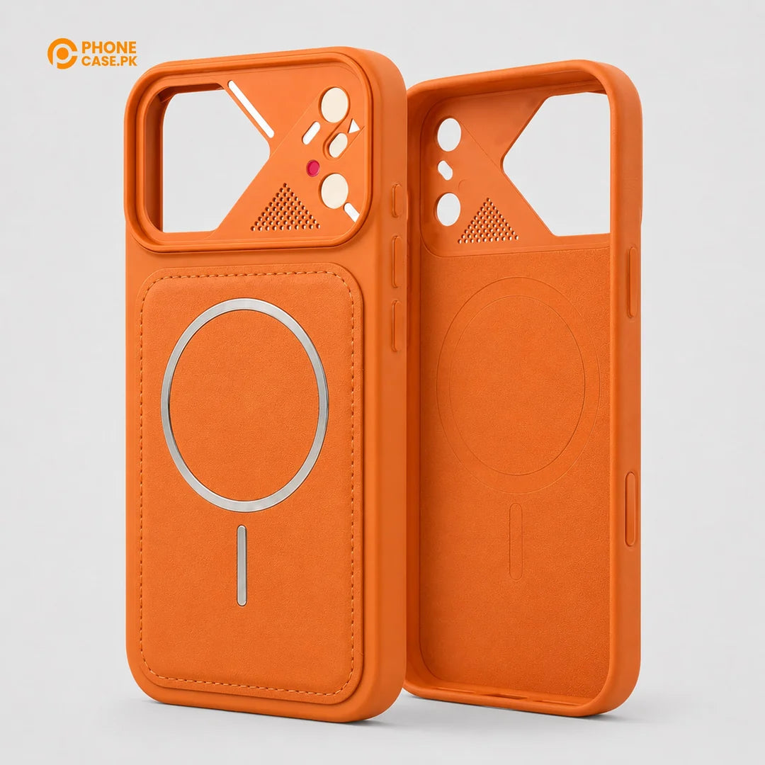 iPhone 17 Pro Max - AeroGrip Leather MagSafe Phone Case
