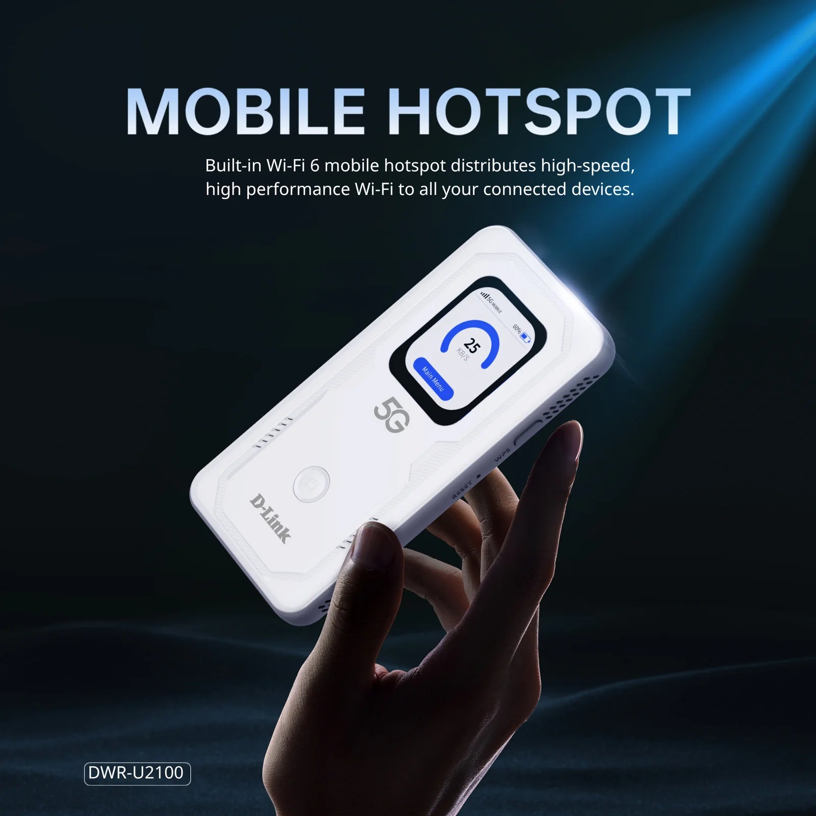 5G Wi-Fi 6 AX900 Mobile Wi-Fi Hotspot