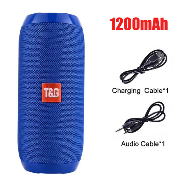 TG117 Portable Bluetooth Speaker – Waterproof, HiFi Stereo Sound, Bass Boombox