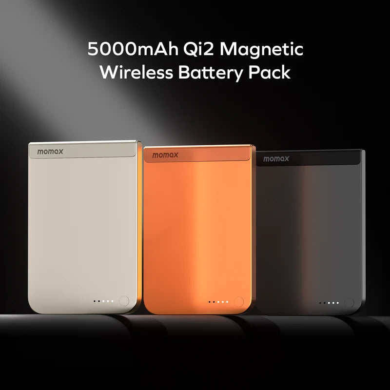 [CCC Certified] Momax IP161 Qi2 5000mAh Magnetic Wireless Powerbank | 8.6mm Ultra Slim