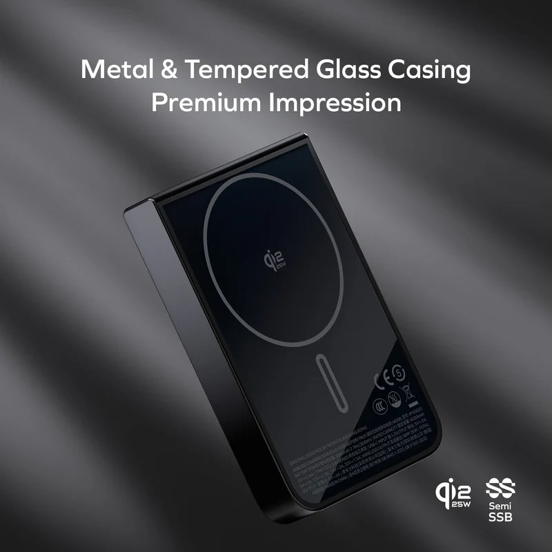 [CCC Certified] Momax [IP163Q22] 1-Power S.Pass² Qi2.2 Magnetic Wireless PowerBank 10,000mAh