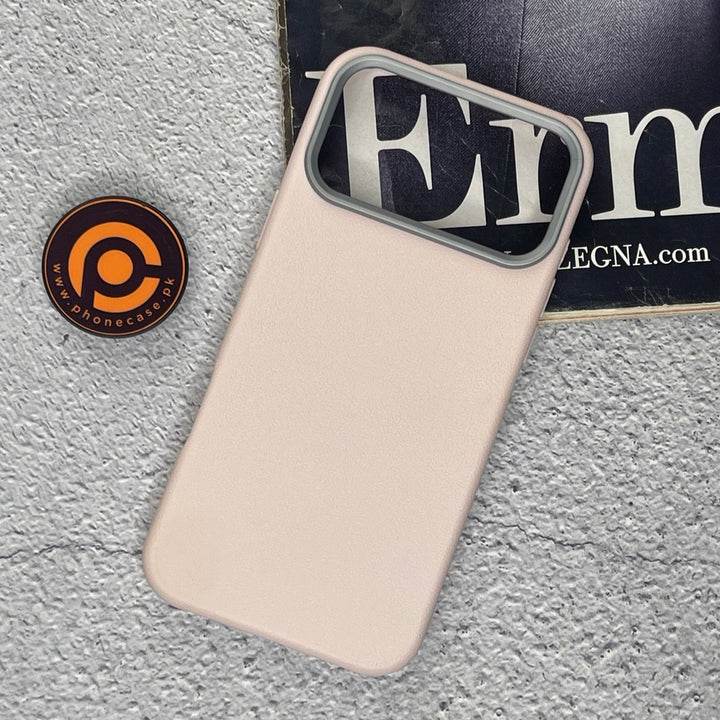 iPhone 17 Pro Max - Soft Leather Texture Slim TPU Case