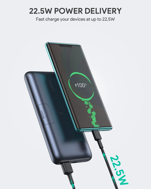 AUKEY PB-WL03 20,000mAh PD22.5W Wireless Power Bank PD