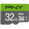 PNY Elite 32GB Micro SDHC Flash Memory Card with SD Adapter