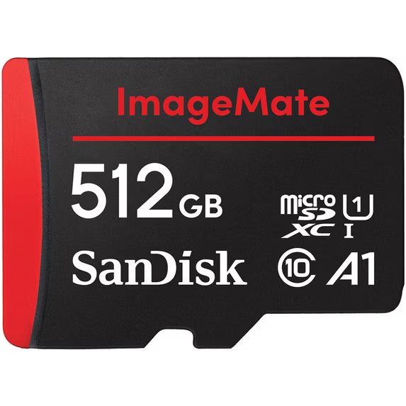 SanDisk 512GB ImageMate microSDXC UHS I Flash Memory Card