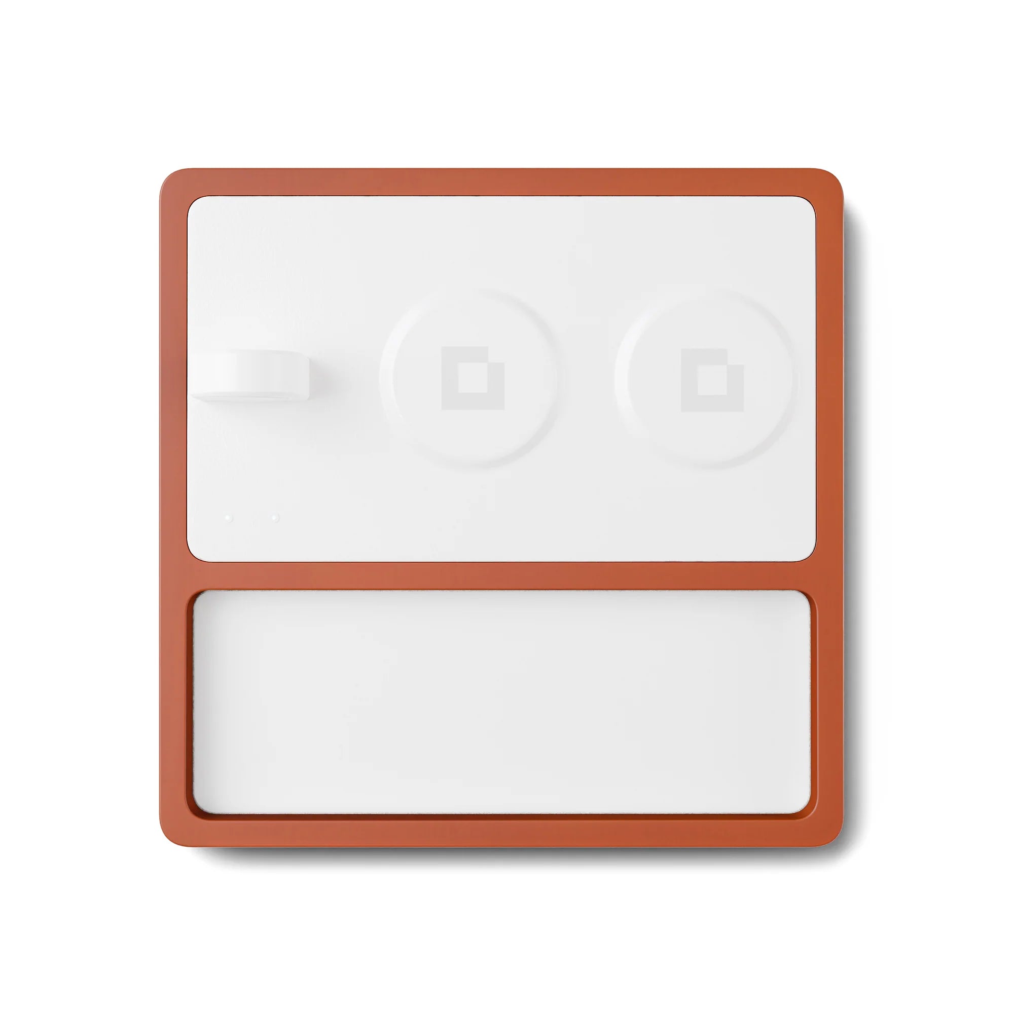TRIO TRAY White - 3-in-1 MagSafe Oak Wireless Charger with Apple Watch Charging