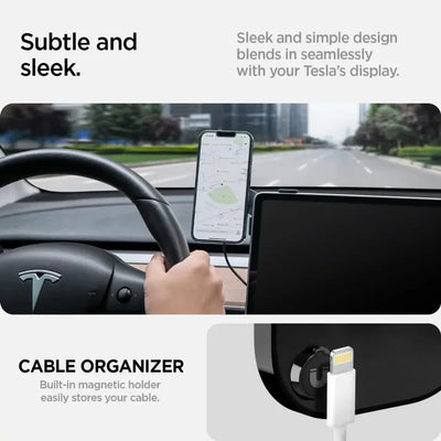 Tesla Model Y Juniper / 3 / S / X OneTap MagSafe Car Phone Holder