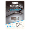 Samsung BAR Plus 128GB USB 3.1 Gen 1 Type-A Flash Drive, Titan Gray