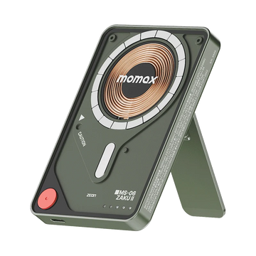 [Mobile Suit Gundam - Limited Edition] Momax IP131 5000mAh 1-Power X Pro Magnetic Wireless Power Bank with Built-In USB-C Cable