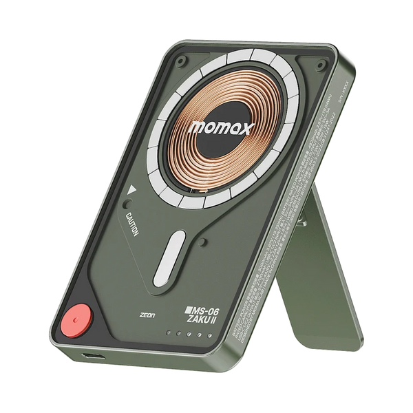 [Mobile Suit Gundam - Limited Edition] Momax IP131 5000mAh 1-Power X Pro Magnetic Wireless Power Bank with Built-In USB-C Cable