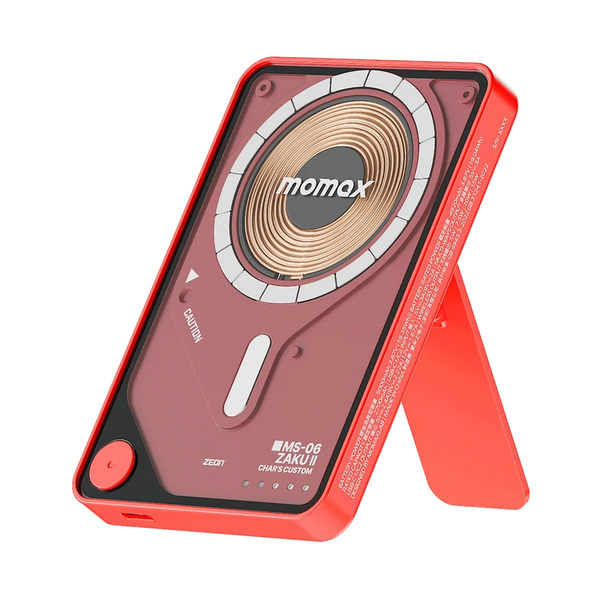 [Mobile Suit Gundam - Limited Edition] Momax IP131 5000mAh 1-Power X Pro Magnetic Wireless Power Bank with Built-In USB-C Cable