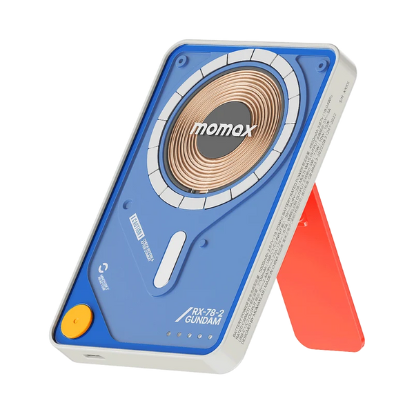 [Mobile Suit Gundam - Limited Edition] Momax IP131 5000mAh 1-Power X Pro Magnetic Wireless Power Bank with Built-In USB-C Cable