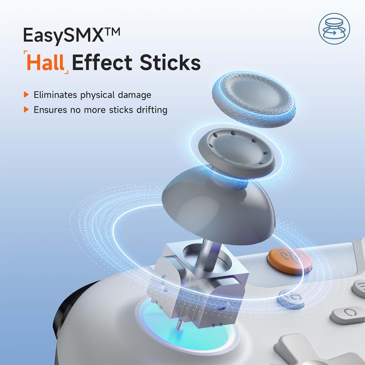 EasySMX X05 White Wireless Controller