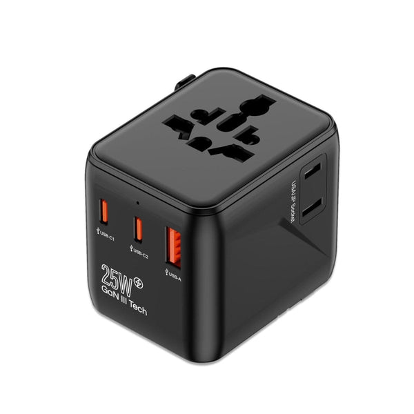 HAVAL 25W Fast Charger + Universal Adapter – Multi-Port Wall Plug with 2x USB-C & 1x USB-A Ports, PD/QC Compatible