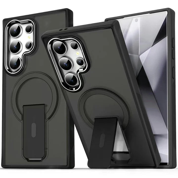 Galaxy S26 Ultra Premium Icy Frost Magsafe Case With Kick-Stand
