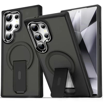 Galaxy S26 Ultra Premium Icy Frost Magsafe Case With Kick-Stand