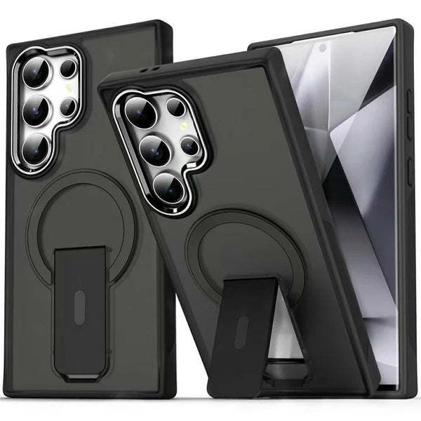 Galaxy S26 Ultra Premium Icy Frost Magsafe Case With Kick-Stand