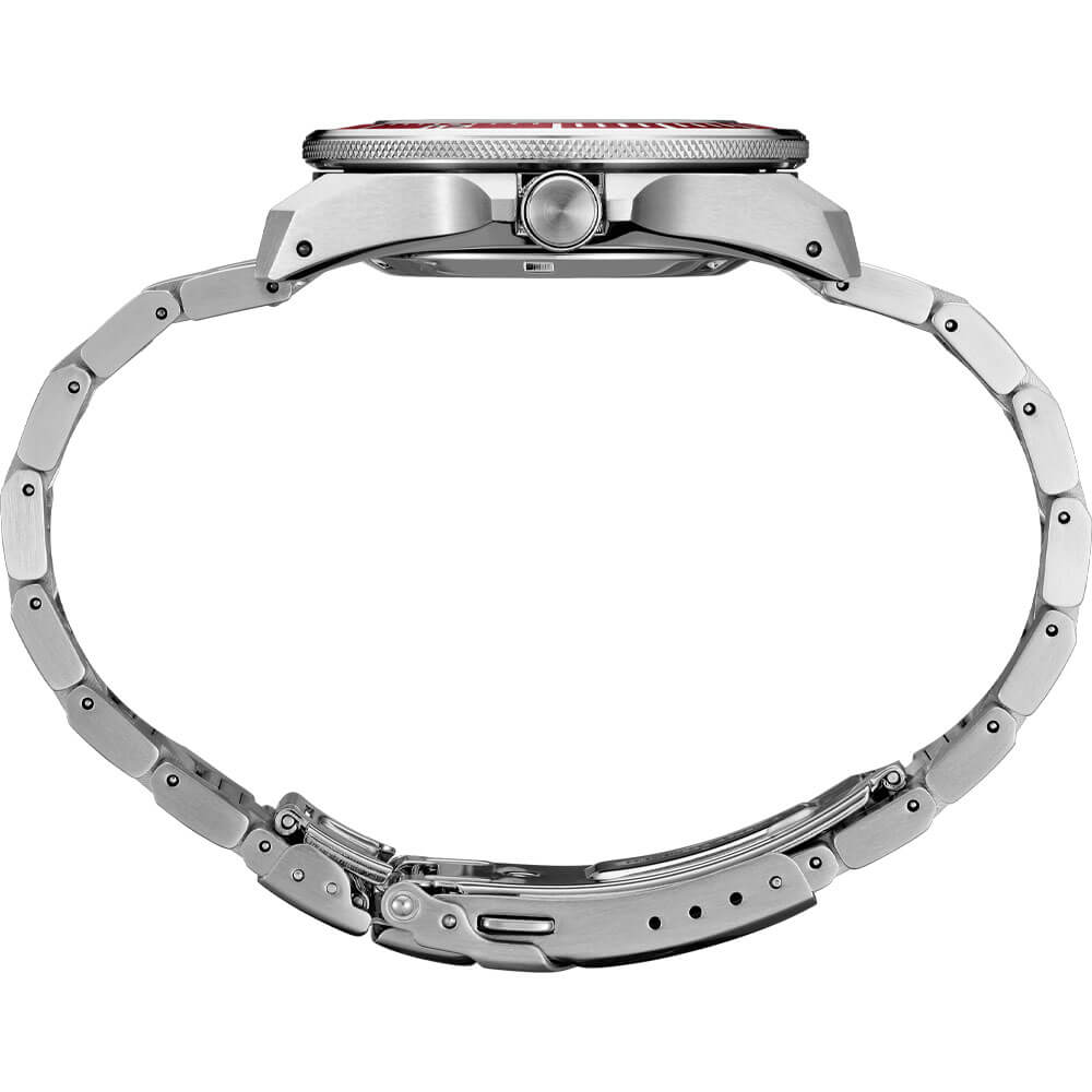 Seiko Prospex Collection Automatic Diver Watch - Stainless/Red