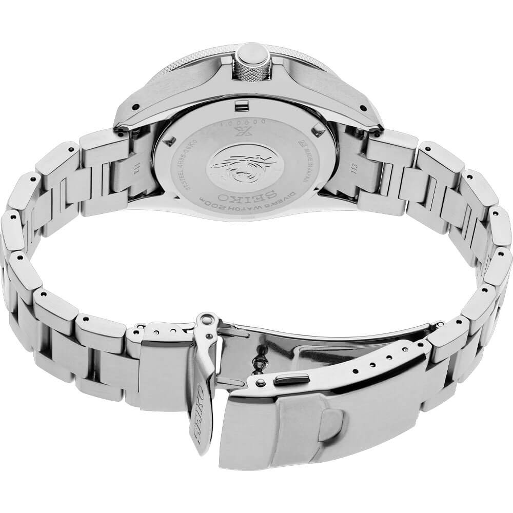 Seiko Prospex Collection Automatic Diver Watch - Stainless/Red
