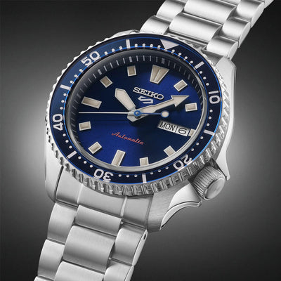 Seiko 5 Sports SKX Collection Automatic Watch - Stainless/Blue