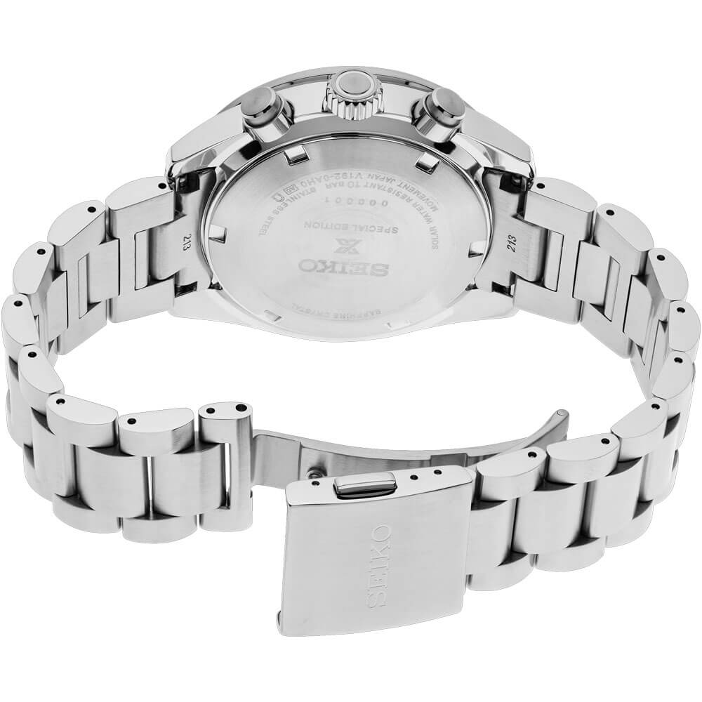 Seiko Prospex Speedtimer Collection U.S. Special Edition Solar Chronograph Watch - Stainless/Blue