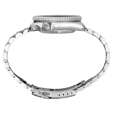 Seiko 5 Sports Automatic GMT Watch - Stainless Steel/Yellow Dial