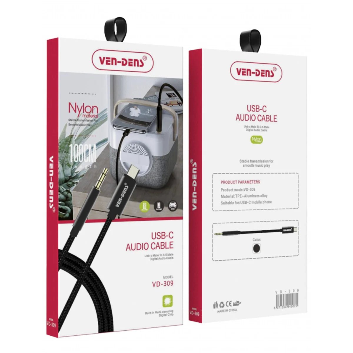 Type C to AUX Cable – Seamless Audio Experience