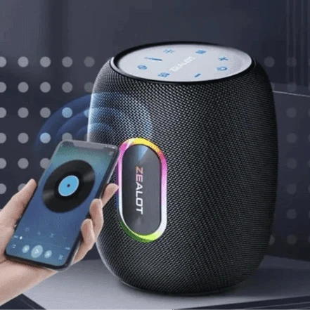 ZEALOT S64 Portable Bluetooth Speaker – 50W High Power, Triple Drivers, 14400mAh Battery
