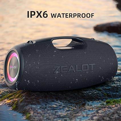 ZEALOT S78 Portable Party Speaker – 120W High Power, RGB Lights