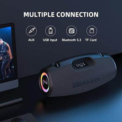 ZEALOT S78 Portable Party Speaker – 120W High Power, RGB Lights
